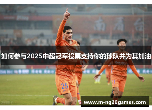 如何参与2025中超冠军投票支持你的球队并为其加油